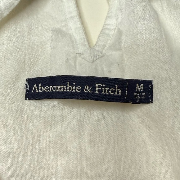 A+F Boho 100% Cotton Flowy White Swing Lace Halter Style Cropped Tank Top - Picture 5 of 8